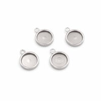 Fassungen aus 304 Edelstahl für 8mm Cabochons 4...