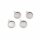 Fassungen aus 304 Edelstahl für 8mm Cabochons 4 Stück