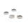 Fassungen aus 304 Edelstahl für 8mm Cabochons 4 Stück