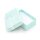 Geschenkbox in Aqua mit Schleife 8x5 cm 1 Stück