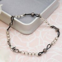 Quetschperlen aus Messing in Gunmetal 2mm,5 Gramm ca. 350...