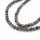 Perlen aus schwarzem Labradorit 4mm mit Glanz 20 Stück