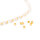 Zwischenperle 3 mm aus Messing 18k Goldbeschichtung 10 Stück