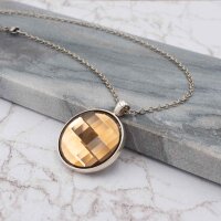 Fassungen für 30mm Cabochons in antik silberfarben 4...