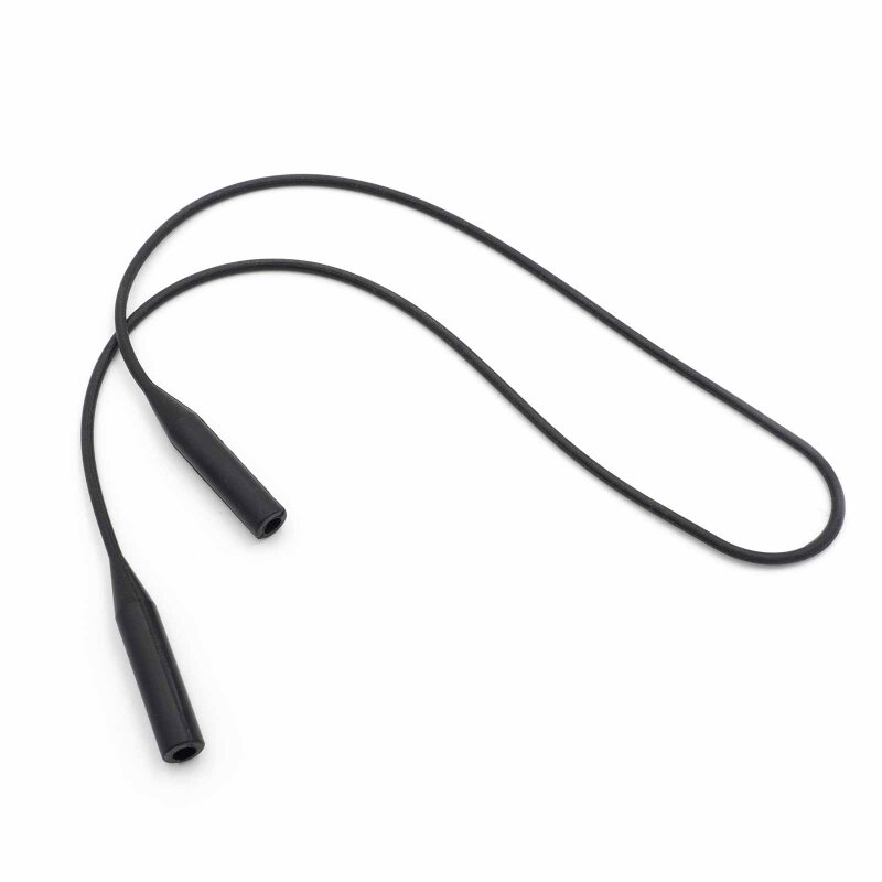 schwarzes Brillenband aus Silikon
