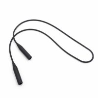 schwarzes Brillenband aus Silikon