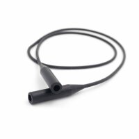 schwarzes Brillenband aus Silikon