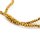 Glasschliffperlen als Rondelle in Goldfarben 3 x 2mm 1 Strang
