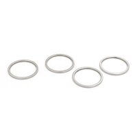 Verbinder als Ring aus 304 Edelstahl in platinfarben 16mm...