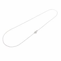zarte Gliederkette aus 304 Edelstahl in platinfarben 45cm...