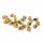 Hämatit Perlen als Goldnugget 4-9 mm, 20 Stück