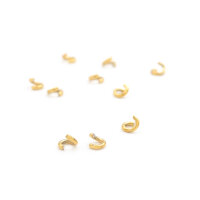 offene Biegeringe aus Edelstahl 3,5 mm in goldfarben...