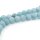Perlen aus gefärbtem Chalcedon in Aquamarin-Optik, 8 mm, 30 Stück