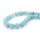 Perlen aus gefärbtem Chalcedon in Aquamarin-Optik, 8 mm, 30 Stück