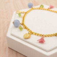 Herzförmiger Anhänger mit Prägung  in...