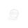 durchsichtige Hohlperle zum Befüllen mit zwei Löchern 18 mm