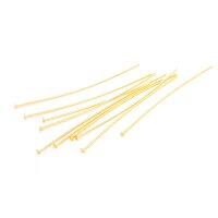 Nietstifte mit 18K Goldbeschichtung 50 mm 10 Stück