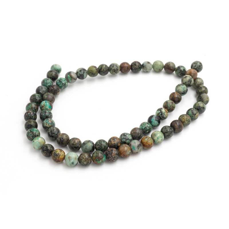 Regenwald Jaspis 6 mm 1 Strang ca. 60 Perlen