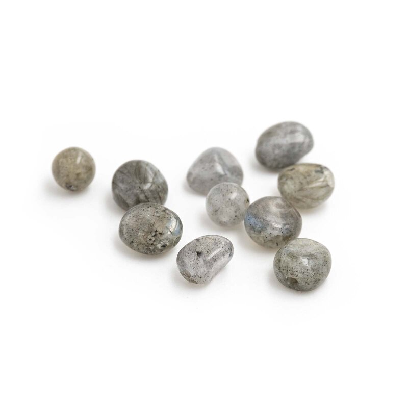 Nuggets Perlen aus Labradorit 4-8 mm 10 Stück