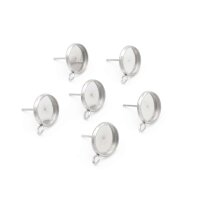 Ohrstecker aus Edelstahl mit Aufhängung für 10...