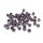 Glasschliffperlen als Rondelle in Aubergine 8x6 mm 50 Stück
