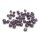 Glasschliffperlen als Rondelle in Aubergine 8x6 mm 50 Stück