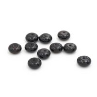 Perlen als Rondelle aus Schwarzem Achat 4x8  mm 10...