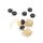 Perlen als Rondelle aus Schwarzem Achat 4x8  mm 10 Stück