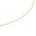 Gliederkette aus 304 Edelstahl 45 cm mit PVD-Beschichtung goldfarben