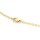 Gliederkette aus 304 Edelstahl 45 cm mit PVD-Beschichtung goldfarben