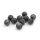 Perlen aus schwarzem Labradorit 12 mm 10 Stück