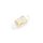 Verbinder als Rechteck aus 925S mit facettiertem Citrin 15x6 mm