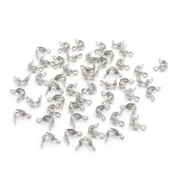 Quetschkalotten aus Edelstahl 4 mm 50 Stück