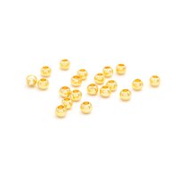 Zwischenperle aus Messing mit langanhaltender 18K...
