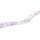 Glasschliffperlen im Pastell Mix 4x3 mm 1 Strang mit ca.126 Perlen