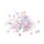 Glasschliffperlen im Pastell Mix 4x3 mm 1 Strang mit ca.126 Perlen