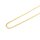 goldfarbene Halskette aus 304 Edelstahl mit Ionenplattierung 60 cm