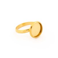 Ringrohling mit goldfarbener IP-Beschichtung für 12...
