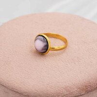 Ringrohling mit goldfarbener IP-Beschichtung für 12...
