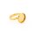 Ringrohling mit goldfarbener IP-Beschichtung für 12 mm Cabochons 2 Stück