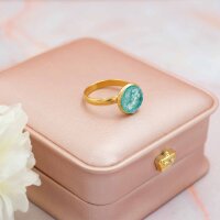 Ringrohling mit goldfarbener IP-Beschichtung für 10...