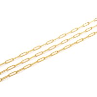 Paperclipkette aus 304 Edelstahl 12,5 x 4 mm goldfarben...