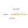 Paperclipkette aus 304 Edelstahl 12,5 x 4 mm goldfarben vakuumbeschichtet 1 m