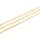 Paperclipkette 1 Meter aus 304 Edelstahl in goldfarben ionenplattiert 12 x 4,5 mm