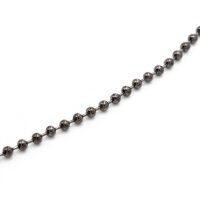 Kugelkette 3 mm in gunmetal 2 m