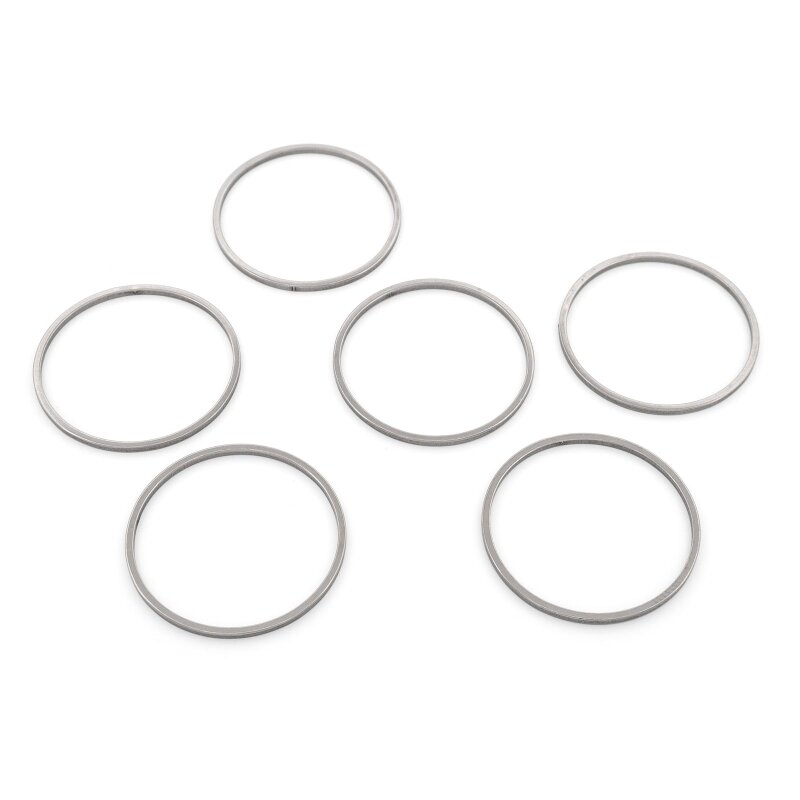 Verbinder als Ring aus 304 Edelstahl 25 mm 6 Stück