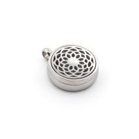 Aroma Medaillon 12 mm aus 316 Edelstahl mit 10er Set...