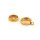 Aroma Medaillon 12 mm aus 316 Edelstahl in Goldfarben mit 10er Set Filzpads