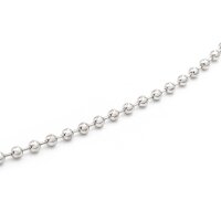 Kugelkette 3,2 mm in platinfarben 2 m