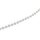 Kugelkette 3,2 mm in platinfarben 2 m
